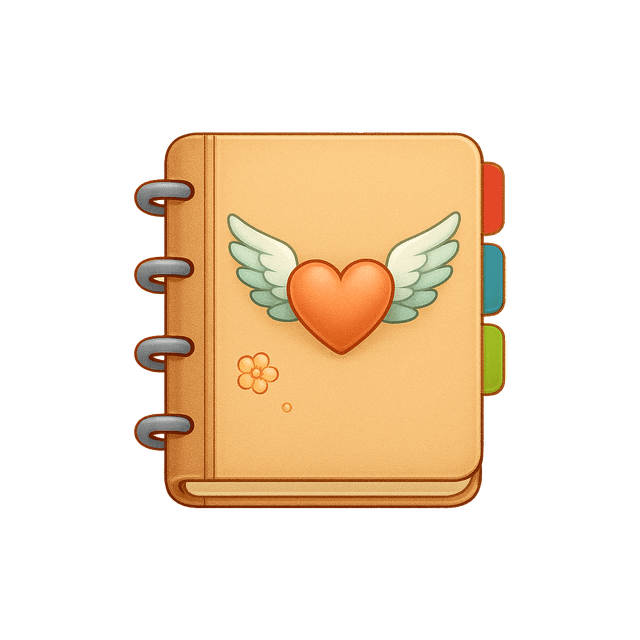 宛先帳のイラスト